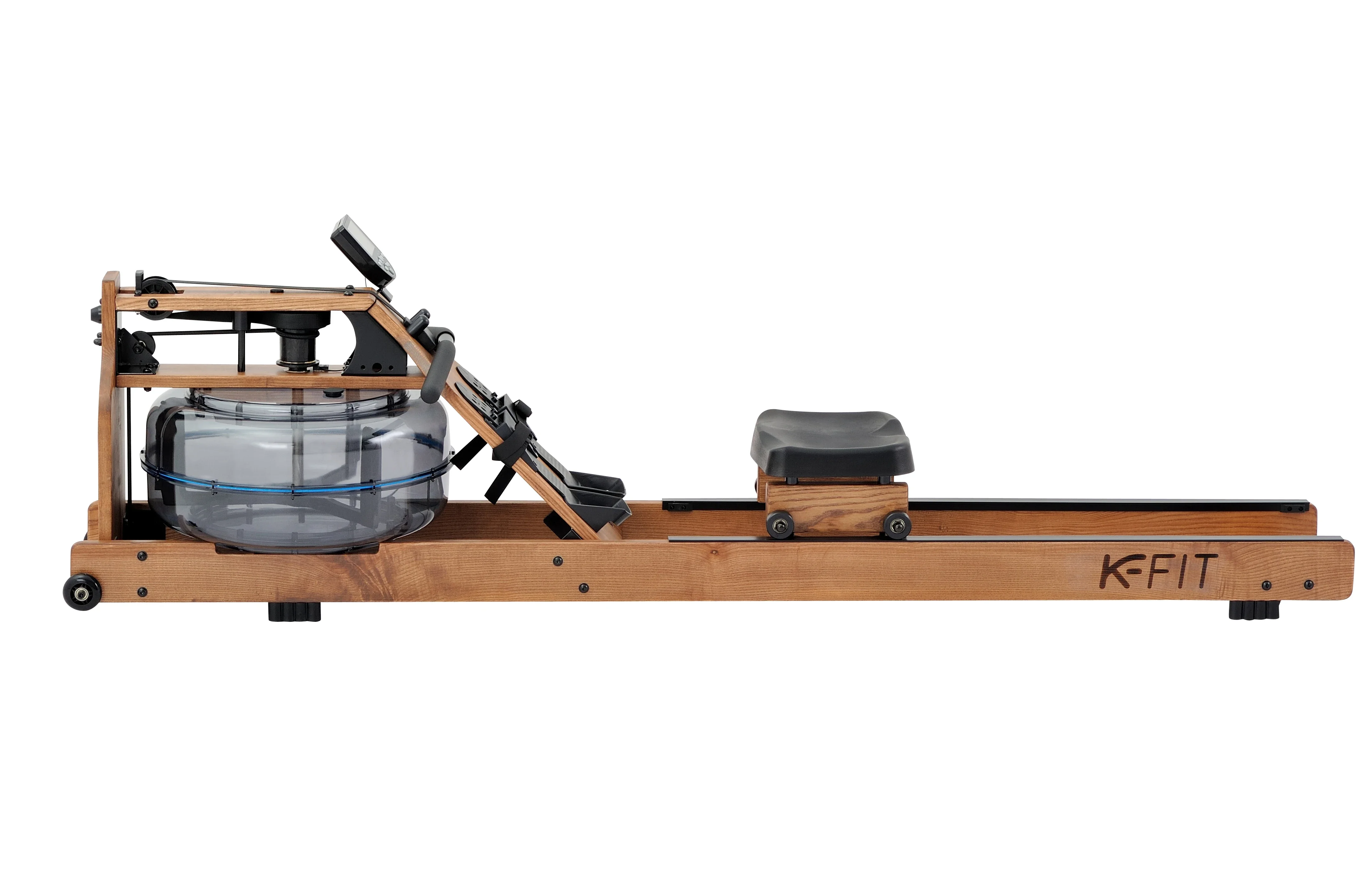 Home Gym Rowing Machine - เครื่องออกกำลังกายคาร์ดิโอในร่ม เครื่องกรรเชียงบกแบบใช้น้ำ พร้อมแอปพลิเคชันบลูทูธ สำหรับใช้ในบ้าน