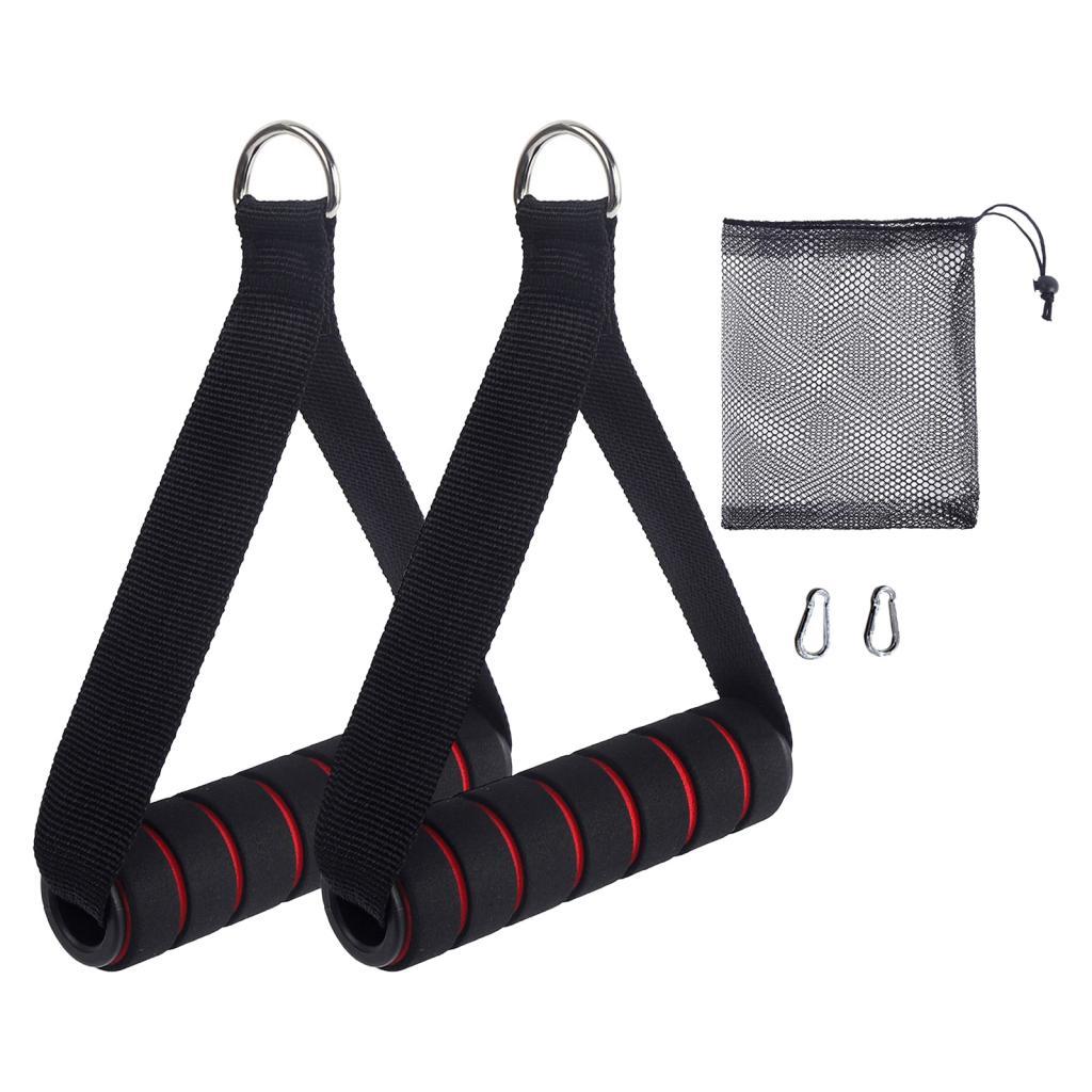 Home Gym System - 2x การออกกําลังกายจับการออกกําลังกายจับสําหรับระบบรอก Home GYM ดึงอุปกรณ์ฟิตเนสความต้านทานวงจับเท่านั้น