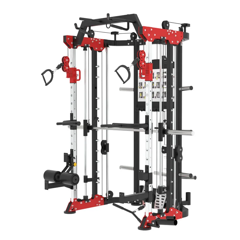 Home Gym Smith - สําหรับโรงงานจัดหาโดยตรงอุปกรณ์ฟิตเนสหลายสถานียกน้ําหนักอุปกรณ์ออกกําลังกายที่บ้านเครื่อง Smith อเนกประสงค์