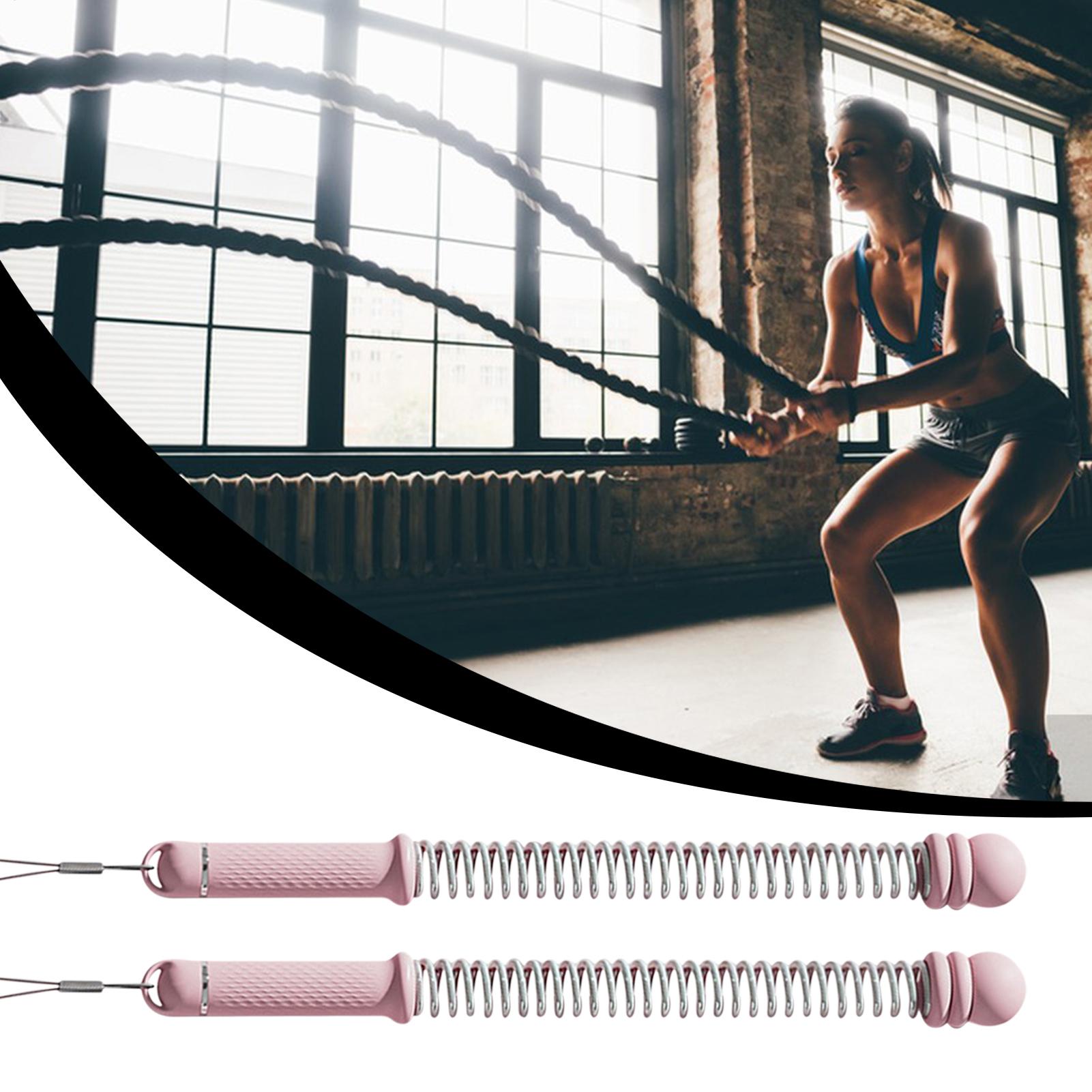 Home Gym Portable - เชือกออกกำลังกายไร้สาย เชือกถ่วงน้ำหนักแบบพกพา สำหรับการฝึกความแข็งแรง คาร์ดิโอ แอโรบิก และเพาะกาย