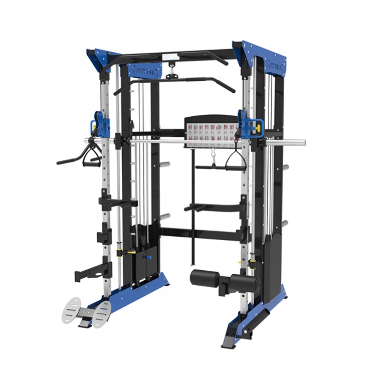 Home Gym Smith - อุปกรณ์ออกกำลังกายเพื่อเสริมสร้างความแข็งแรง ใช้ในบ้านหรือเชิงพาณิชย์ สำหรับการเพาะกาย ยกน้ำหนัก มัลติฟังก์ชั่น สมิธแมชชีน