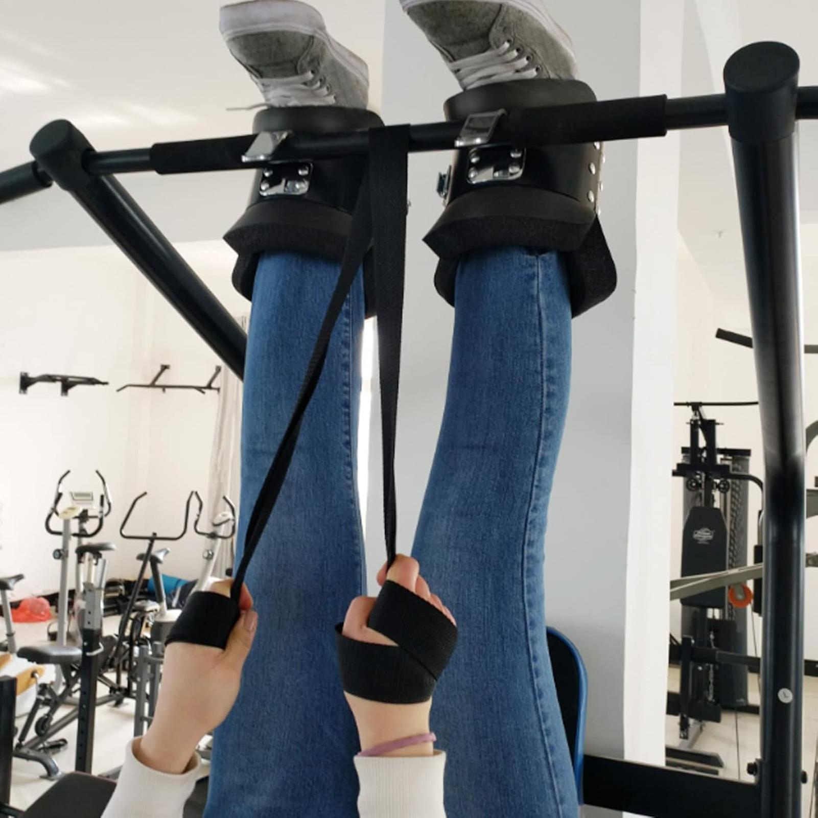 Home Gym Tunturi - รองเท้าบูทแบบแขวน 1 คู่ สำหรับออกกำลังกายที่บ้าน ป้องกันการกลับหัว อุปกรณ์ฝึกความแข็งแรง