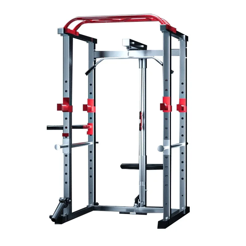 Home Gym Smith - ชุดอุปกรณ์ออกกำลังกายแบบมัลติฟังก์ชั่นสำหรับโรงงาน ประกอบด้วย แร็คสควอท คอมโบสมิธ เคเบิ้ลครอสโอเวอร์ พาวเวอร์แร็ค