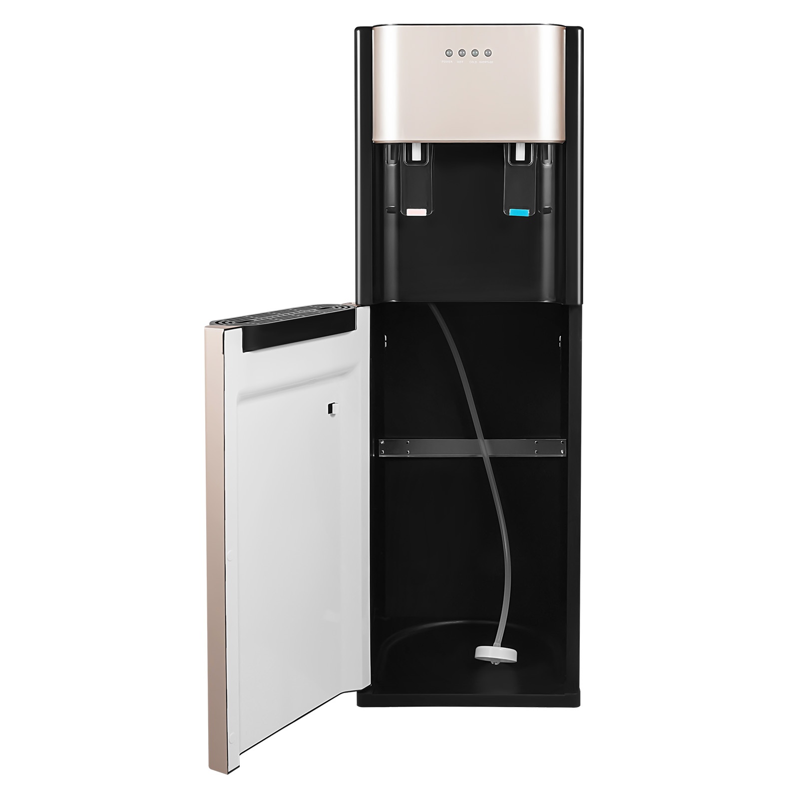 Home Gym Kettler - 13 ° -90 ° ตู้กดน้ำร้อน-เย็นแบบตั้งพื้น ฝาเปิดด้านล่าง