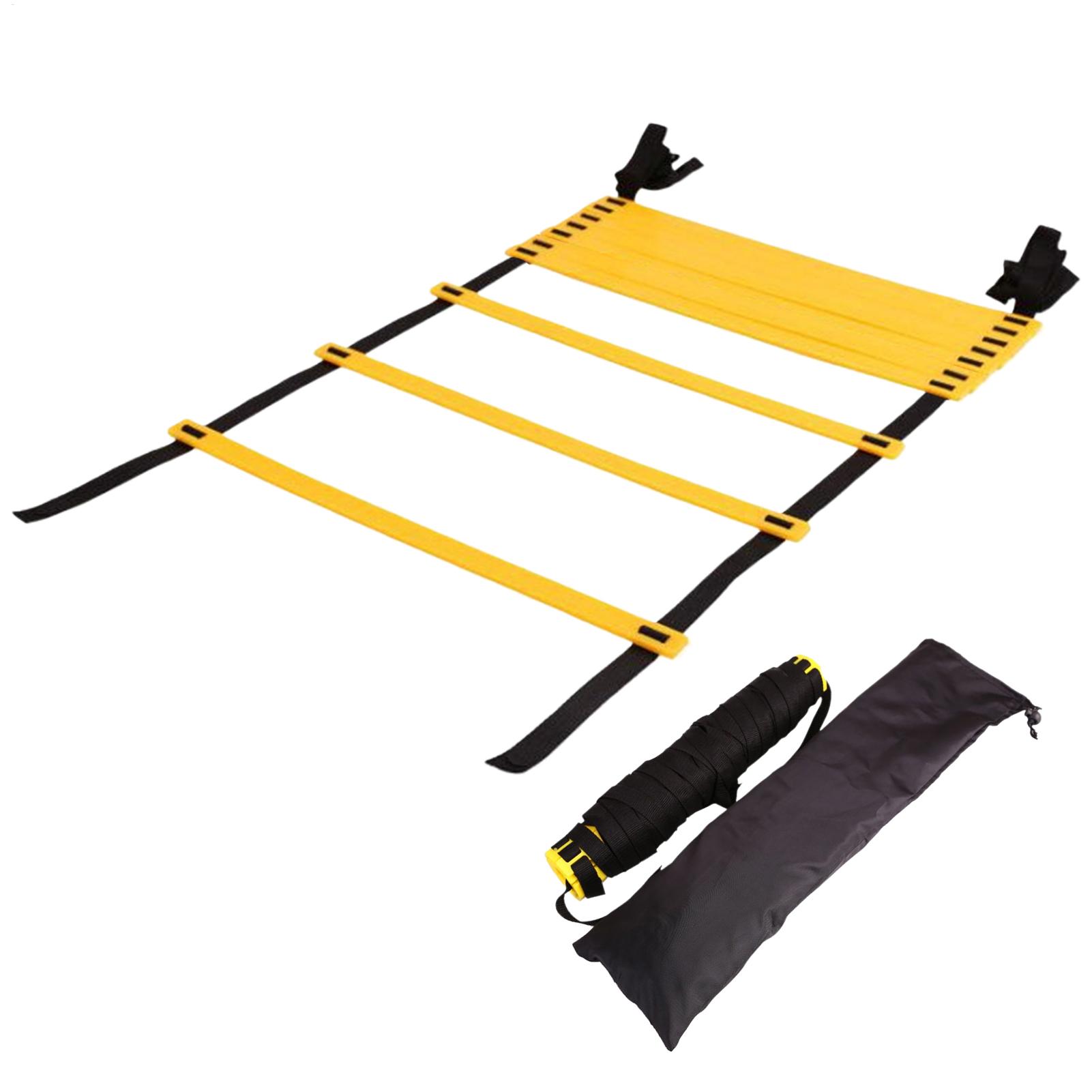Speed Parachute Sprint - บันไดฝึกความคล่องตัวสำหรับกีฬา สายรัดไนลอนปรับระดับได้ บันไดกระโดดสำหรับฝึกความเร็ว ฟิตเนส การประสานงานของร่างกาย และอุปกรณ์ฝึกซ้อมเพื่อเตรียมร่างกาย