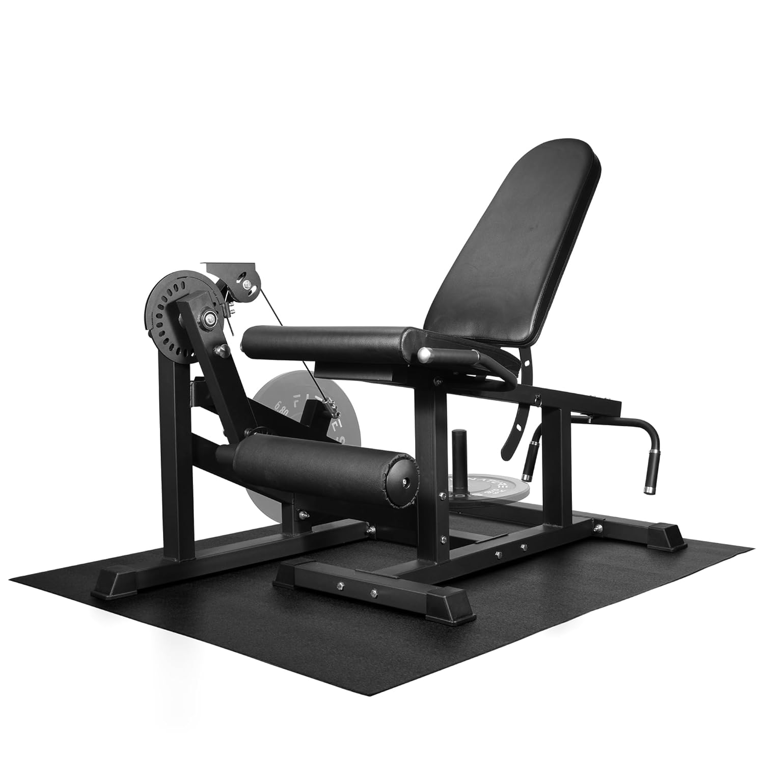 Home Gym Leg Extension Machine - เครื่องบริหารขา 2-in-1 สำหรับเหยียดและงอขา, เครื่องฝึกกล้ามเนื้อขาส่วนหน้าและหลังสำหรับใช้ในบ้านและยิม, ปรับได้อเนกประสงค์สำหรับการออกกำลังกายขา, แบบกำหนดเองได้