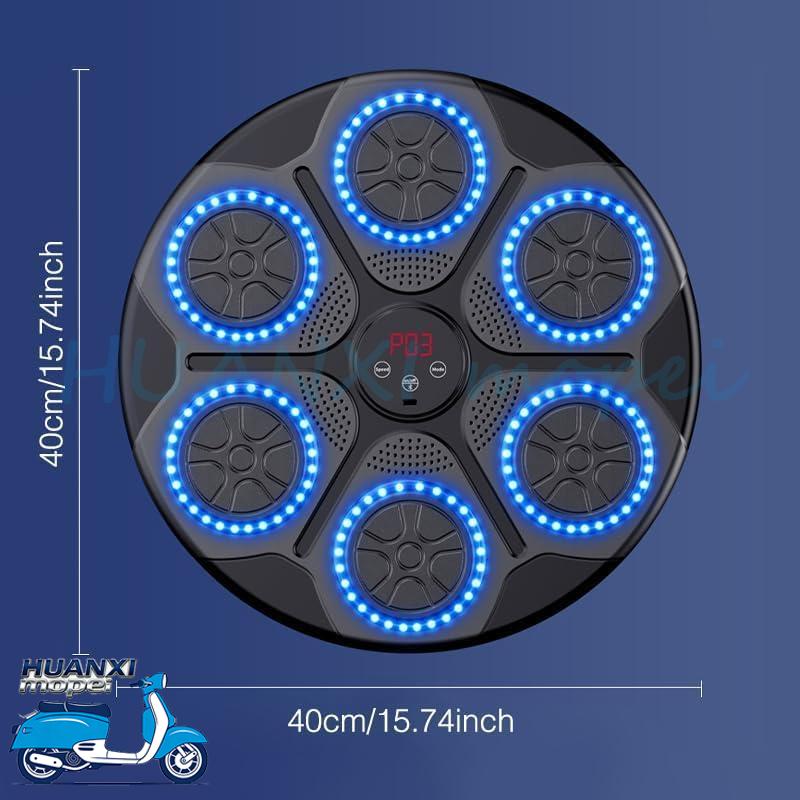 Home Gym Fitness - เครื่องชกมวยอัจฉริยะรุ่นอัปเกรดสำหรับผู้ใหญ่และเด็ก พร้อมจอ LED และบลูทูธอัจฉริยะ ติดผนังได้ ใช้ได้ที่บ้าน