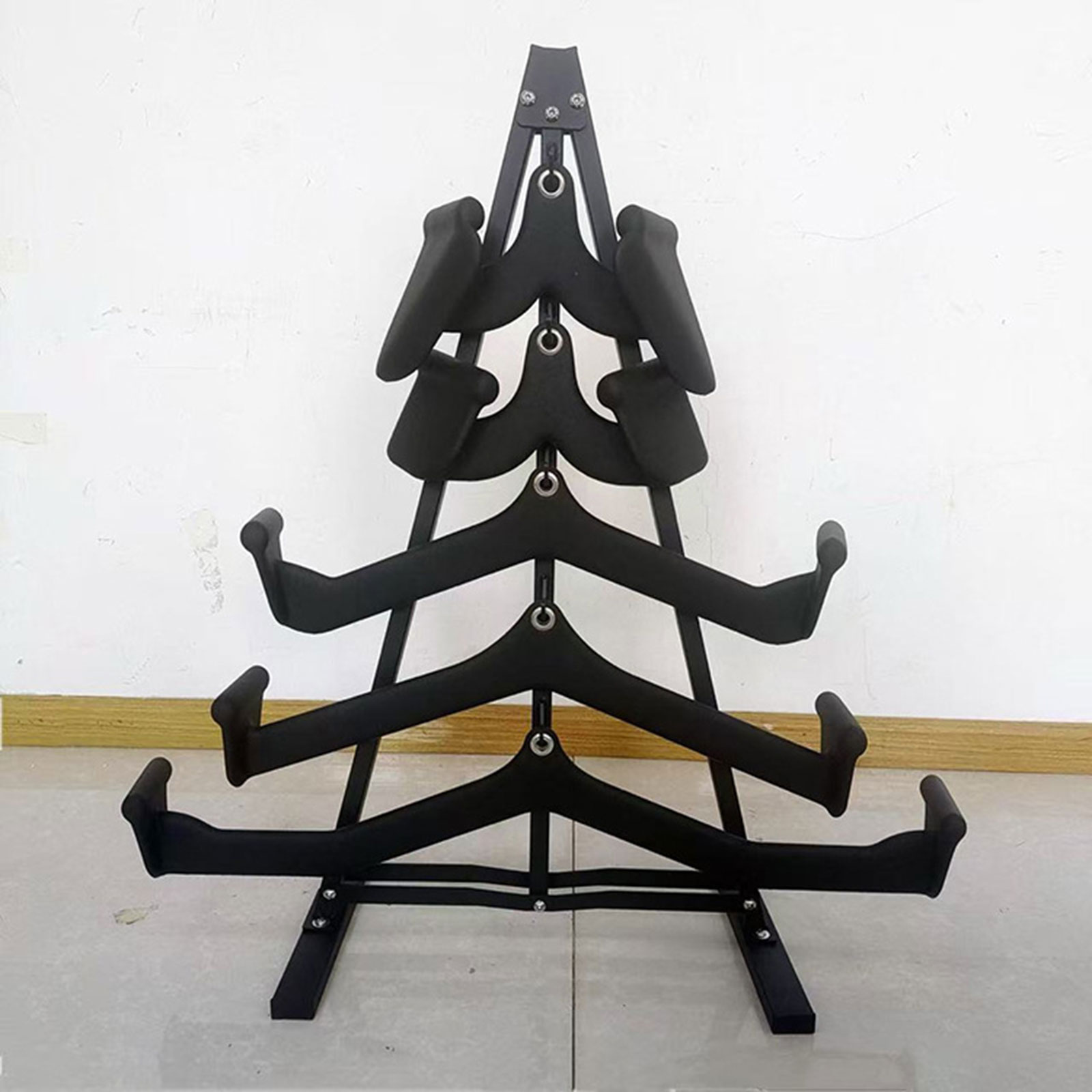 Home Gym Setup - ที่แขวนอุปกรณ์ออกกำลังกายแบบ Lat Pull Down พร้อมตะขอ 8
