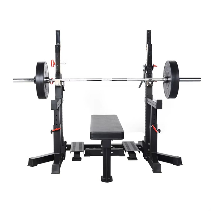 Home Gym Folding Rack - ม้านั่งยกน้ำหนักแบบพับได้ขนาดกะทัดรัด พร้อมชั้นวางบาร์เบลและดิปสเตชั่น อุปกรณ์ออกกำลังกายที่บ้าน 2026