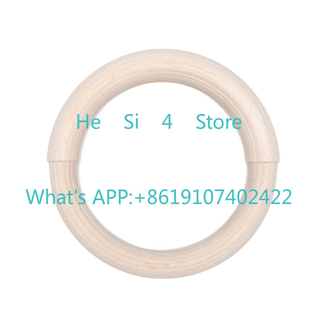 Gymnastic Rings Wooden - บีร์ช ดับเบิ้ล ซิสท์ ริง ไม้สำหรับออกกำลังกายผู้ใหญ่ ยิมนาสติก