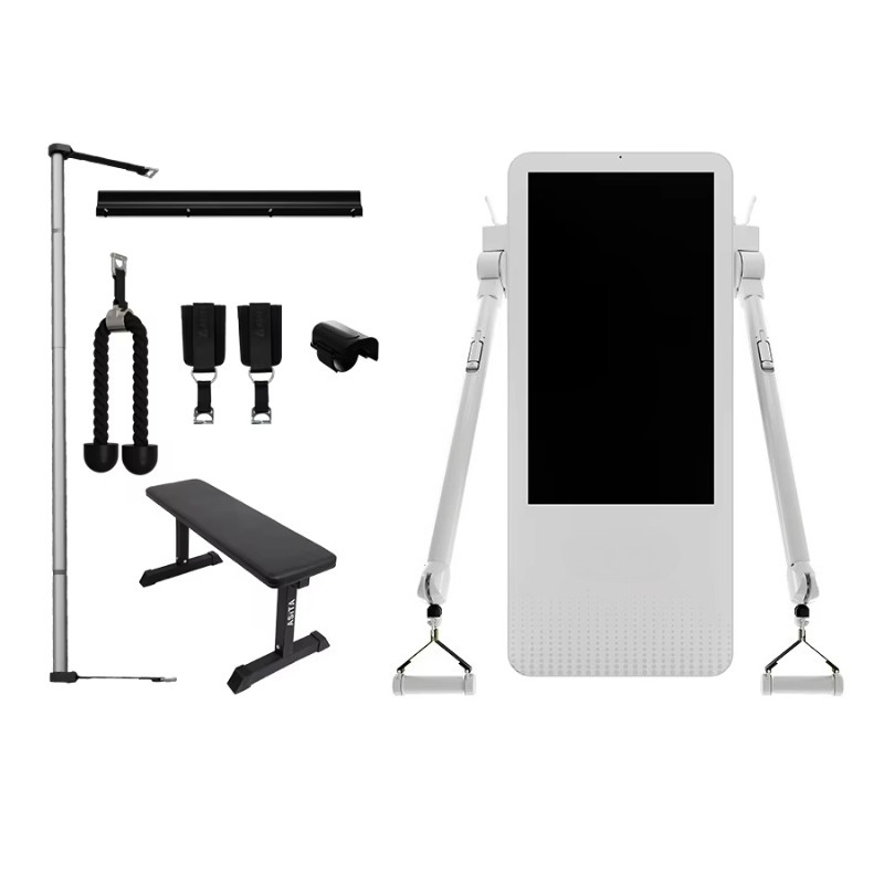 Home Gym Setup - อุปกรณ์ฟิตเนสอเนกประสงค์สำหรับบ้าน: ยิมติดผนังอัจฉริยะ Tonal พร้อมระบบติดตามอัตโนมัติ – การฝึกความแข็งแรงด้วยแรงต้านแบบไดนามิก