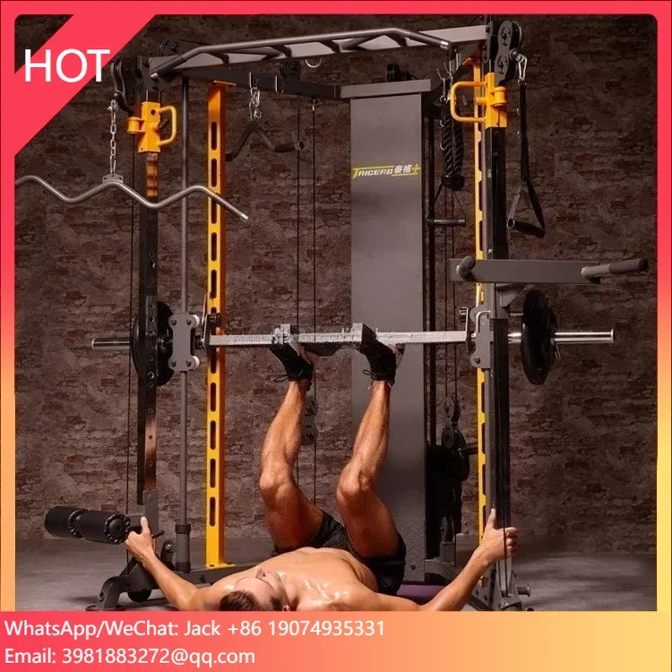 Home Gym Smith - SENAOFIT ขายส่งอุปกรณ์ฟิตเนสคุณภาพสูง เครื่องออกกำลังกายอเนกประสงค์สำหรับใช้ในบ้าน เครื่องฝึกความแข็งแรงแบบสมิธแมชชีน แร็คครึ่งตัวสำหรับสควอท