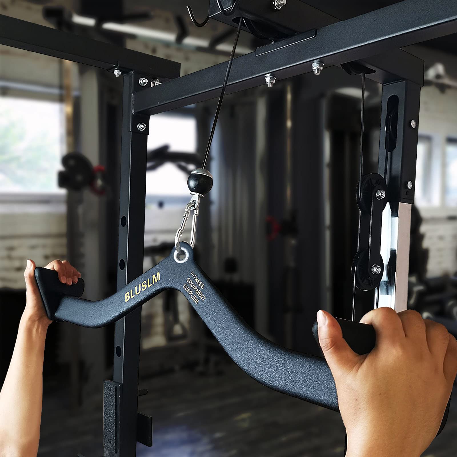 Home GYM Fitness Lat ดึง Handl - Home Gym Rowing Machine บทวิจารณ์และราคา