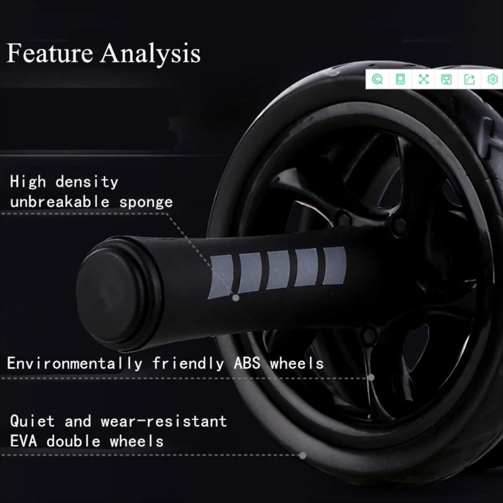 Thicken ลูกกลิ้งออกกําลังกายหน - Ab Roller Wheel บทวิจารณ์และราคา