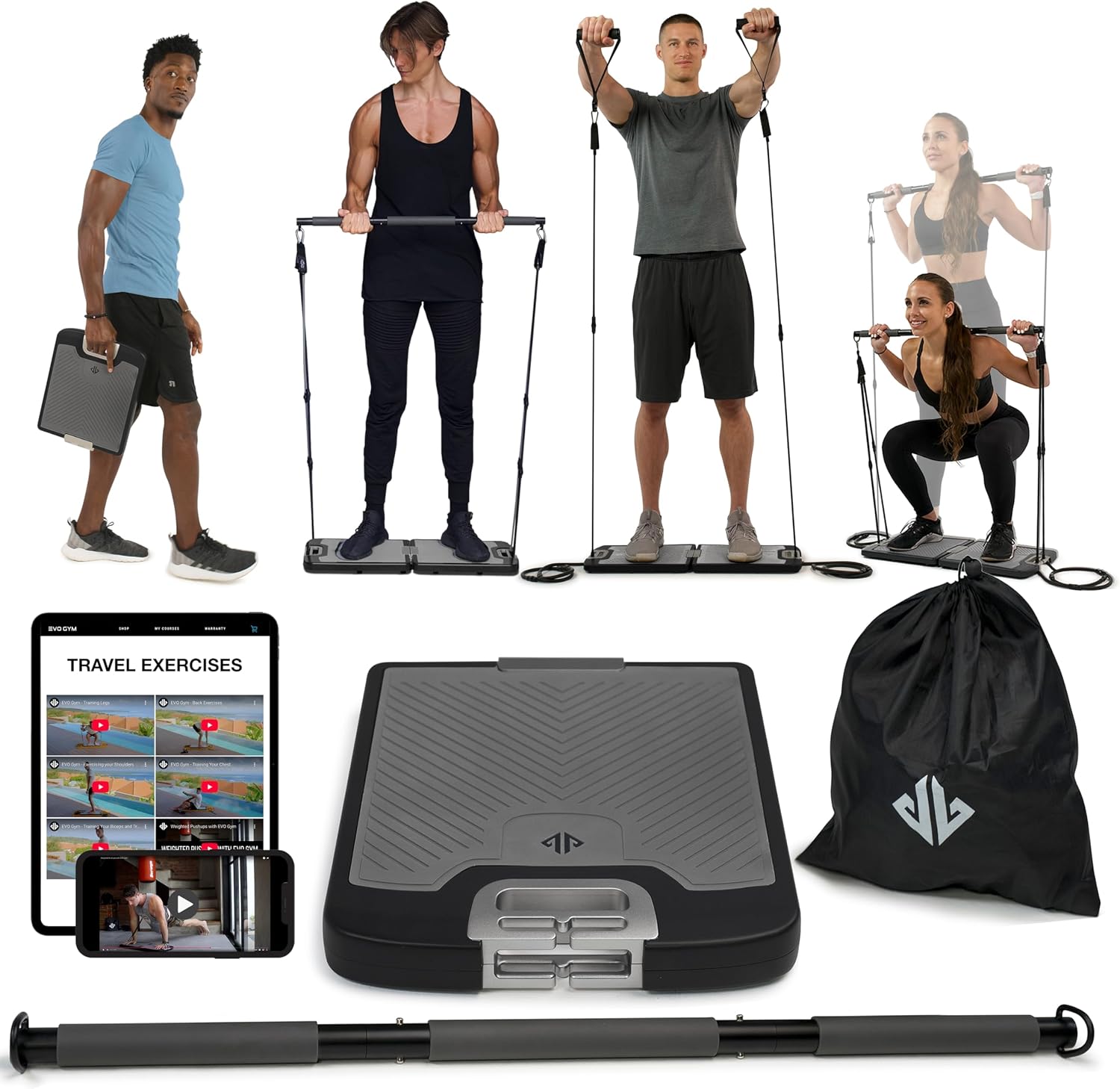 ชุดอุปกรณ์ออกกำลังกายแบบพกพาออ - Home Gym Portable บทวิจารณ์และราคา