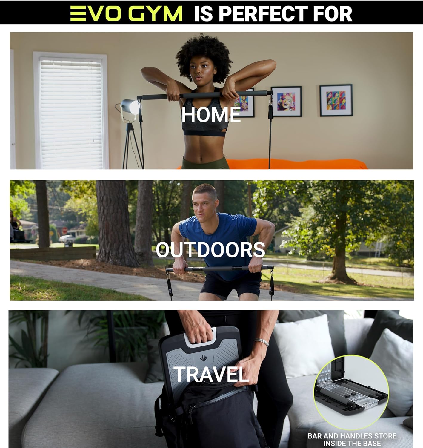 ชุดอุปกรณ์ออกกำลังกายแบบพกพาออ - Home Gym Portable บทวิจารณ์และราคา