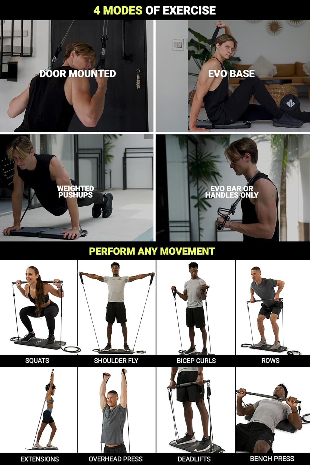ชุดอุปกรณ์ออกกำลังกายแบบพกพาออ - Home Gym Portable บทวิจารณ์และราคา