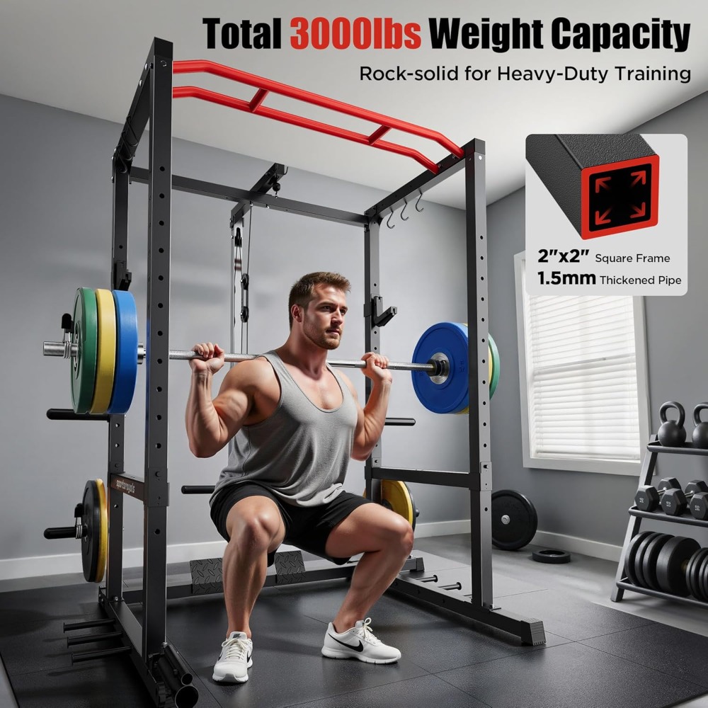 แร็คยกน้ำหนักอเนกประสงค์พร้อมร - Home Gym Lat Pulldown บทวิจารณ์และราคา