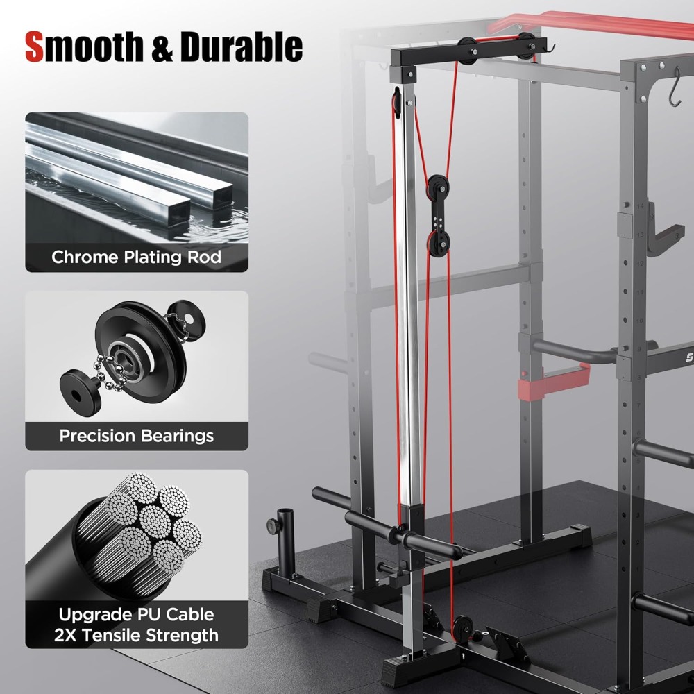 แร็คยกน้ำหนักอเนกประสงค์พร้อมร - Home Gym Lat Pulldown บทวิจารณ์และราคา