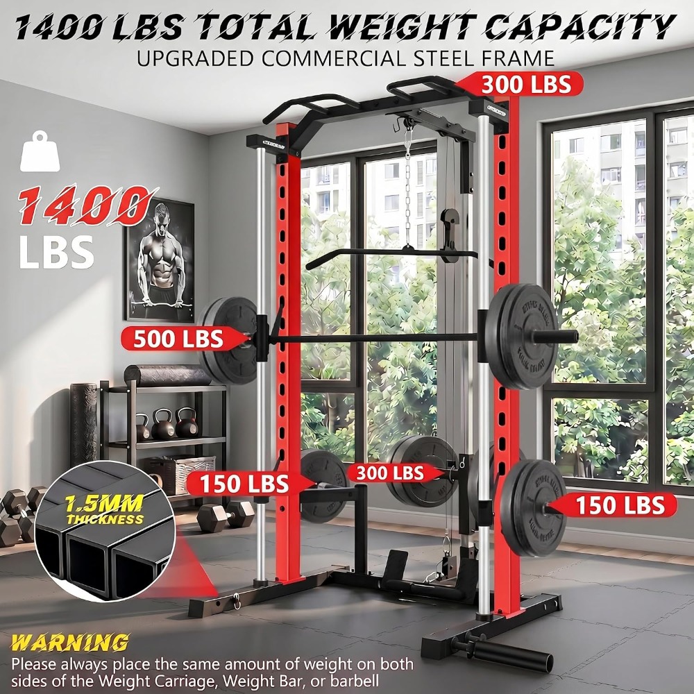 เครื่องสมิธแมชชีนออลอินวันพร้อ - Home Gym Smith บทวิจารณ์และราคา