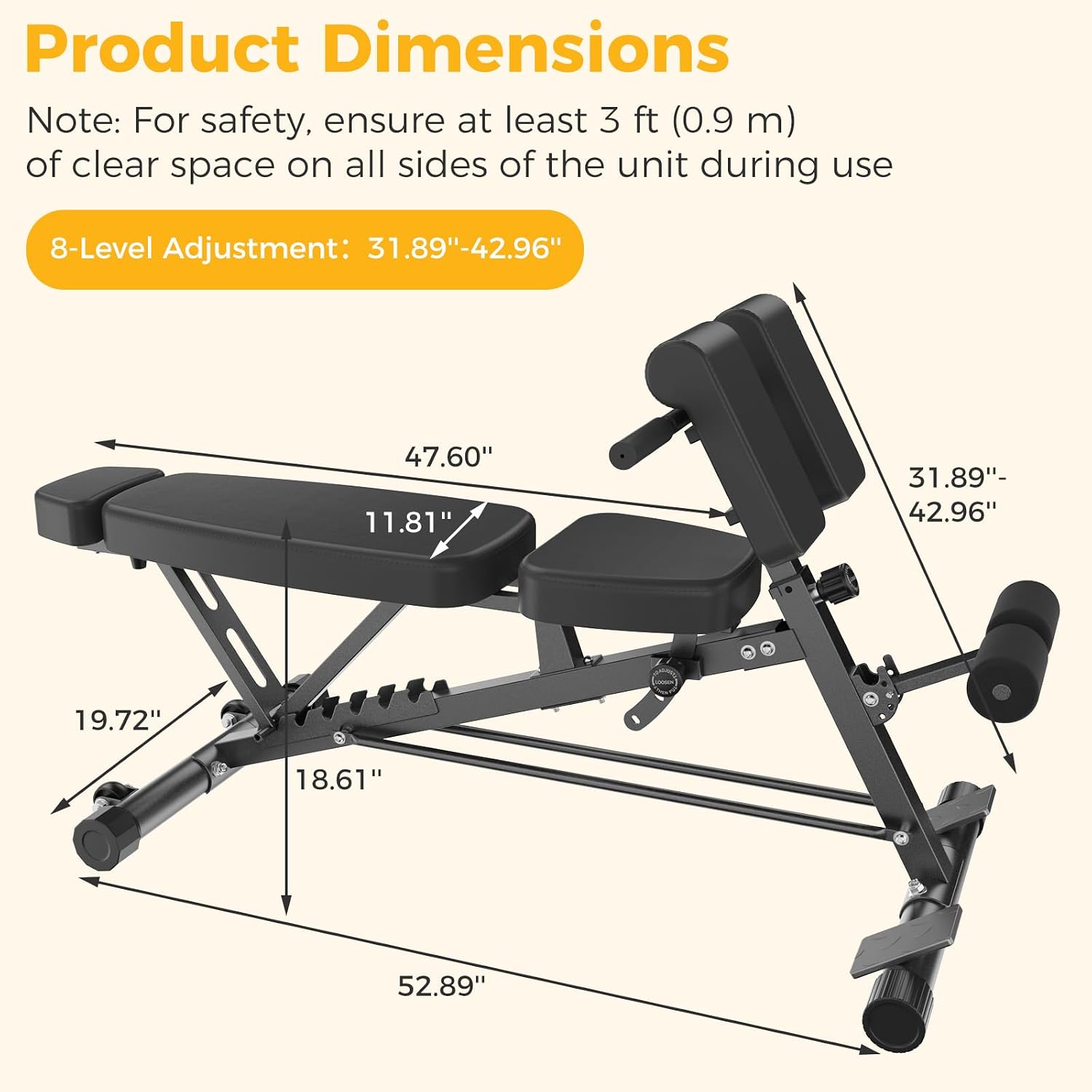 ม้านั่งปรับระดับได้สำหรับออกกำ - Home Gym Leg Extension Machine บทวิจารณ์และราคา