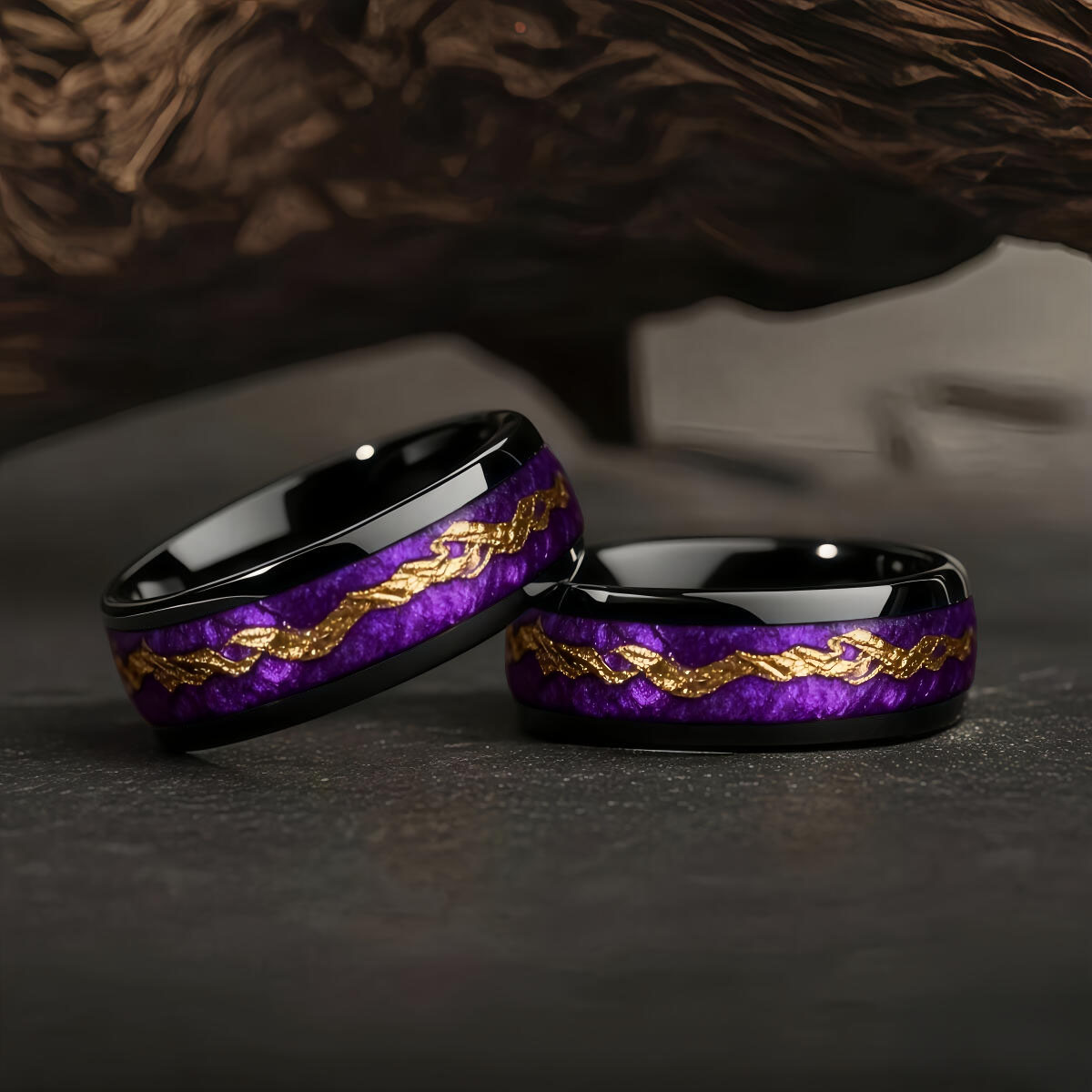 แหวนแฟชั่นผู้ชายสีดำ สแตนเลสสต - Gymnastic Rings Wooden บทวิจารณ์และราคา