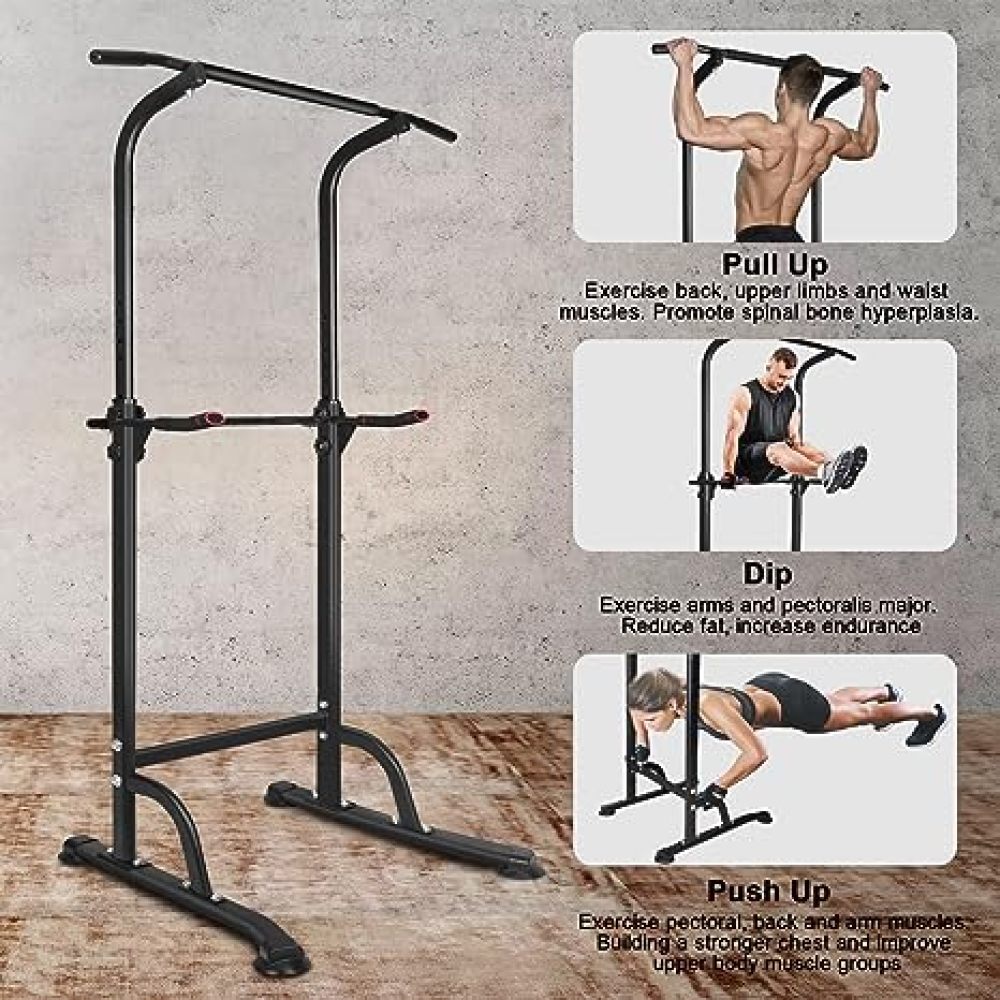 แท่นดึงข้อและดิปสเตชั่น Ye Pow - Home Gym Fitness บทวิจารณ์และราคา