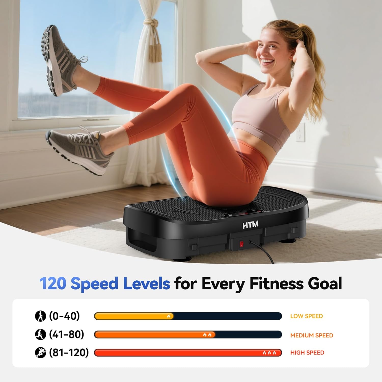 แผ่นสั่นสะเทือนสำหรับออกกำลังก - Home Gym Tunturi บทวิจารณ์และราคา