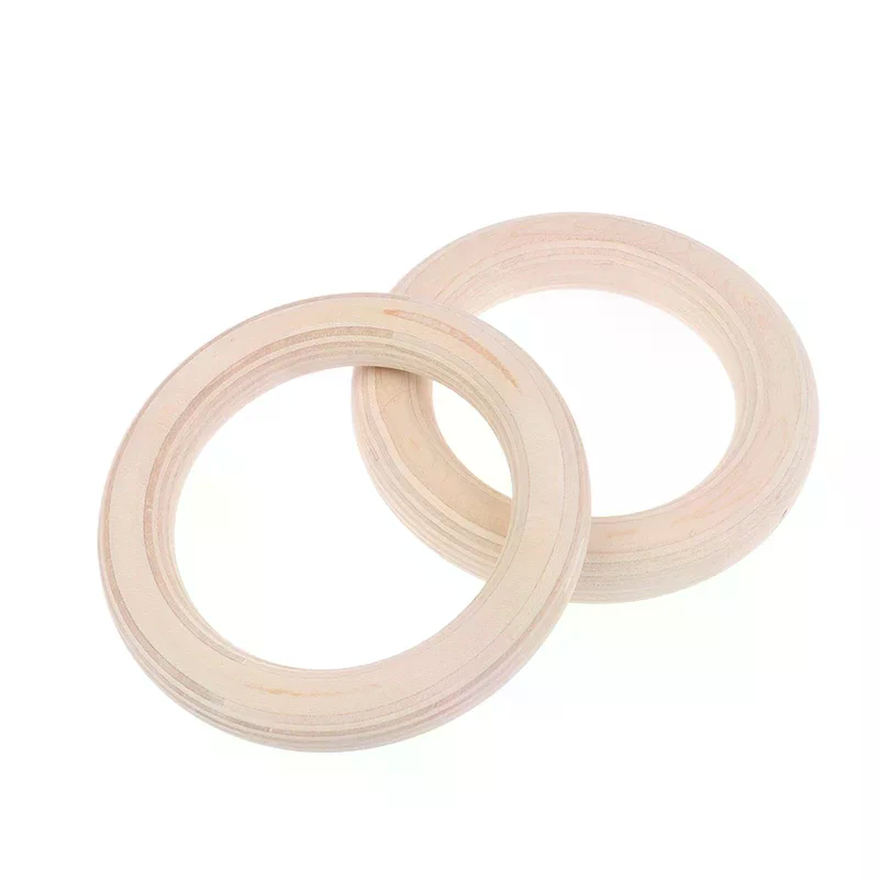 แหวนไม้ 2 ชิ้น/คู่ สำหรับออกกำ - Gymnastic Rings Wooden บทวิจารณ์และราคา