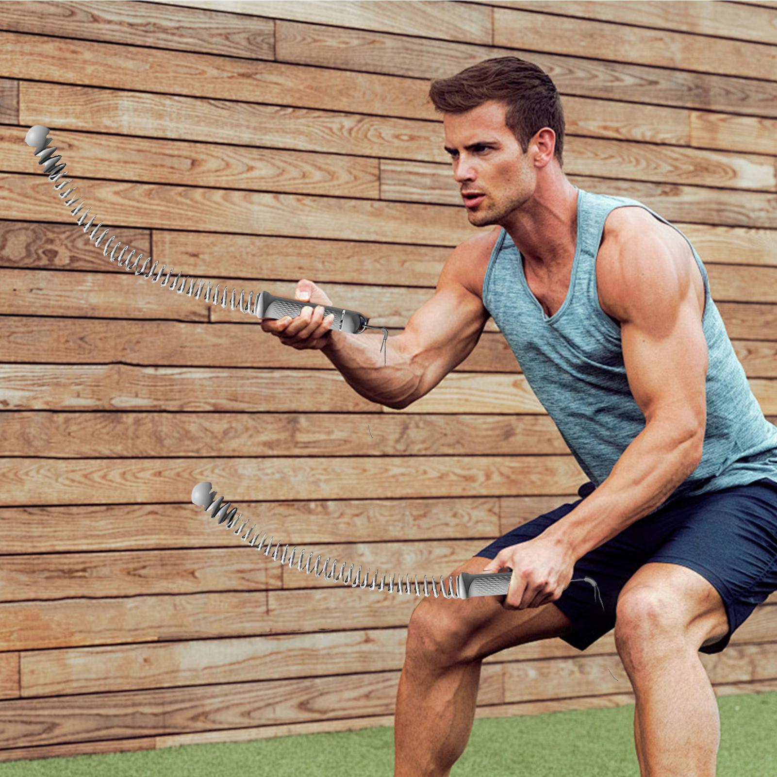 เชือกออกกำลังกายไร้สาย เชือกถ่ - Home Gym Portable บทวิจารณ์และราคา