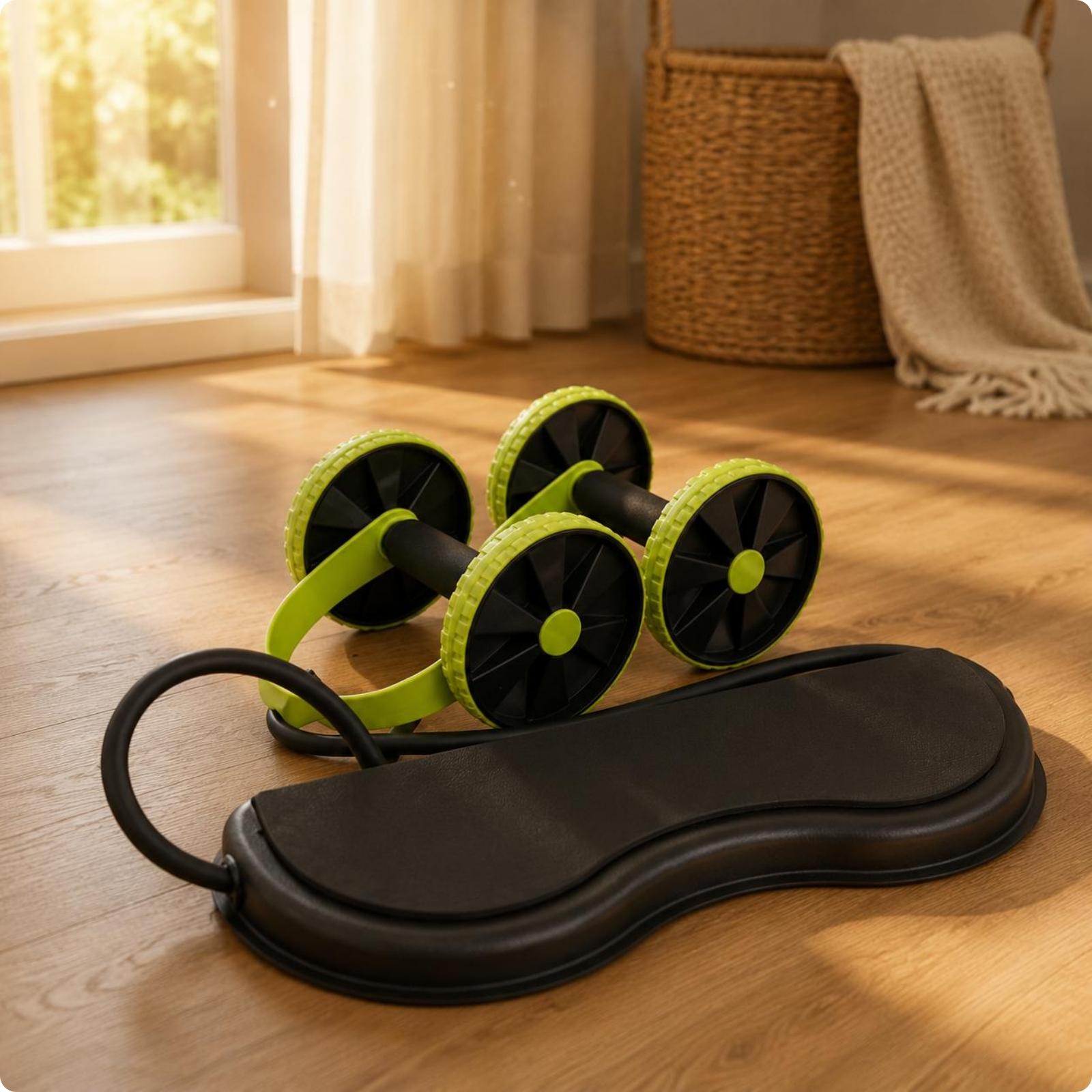 ล้อออกกำลังกายหน้าท้อง Core Tr - Ab Roller Wheel บทวิจารณ์และราคา