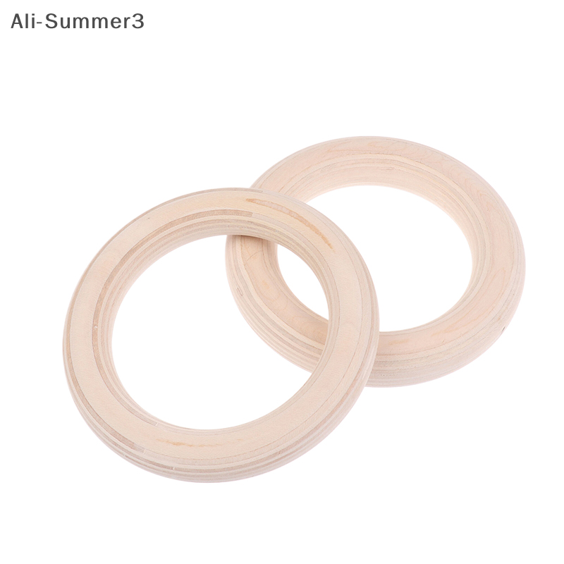 แหวนไม้ 2 ชิ้น/คู่ สำหรับออกกำ - Gymnastic Rings Wooden บทวิจารณ์และราคา