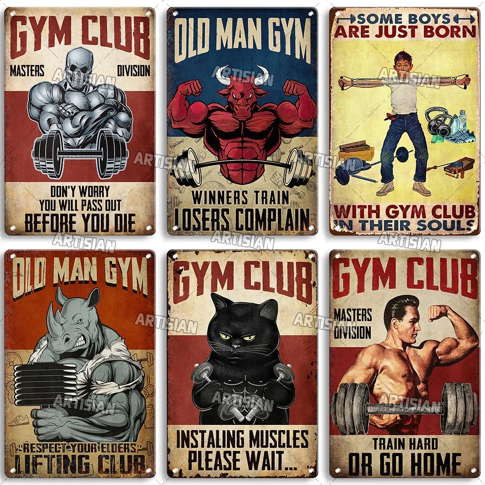 ป้ายโลหะตกแต่งผนังลายศิลปะคำคม - Home Gym Setup บทวิจารณ์และราคา
