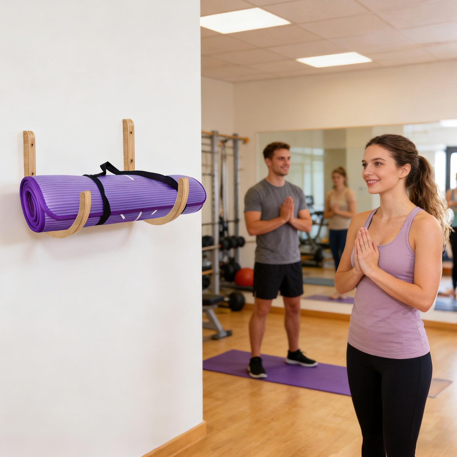 ชั้นวางเสื่อโยคะ 2 ชิ้น ทำจากไ - Home Gym Folding Rack บทวิจารณ์และราคา
