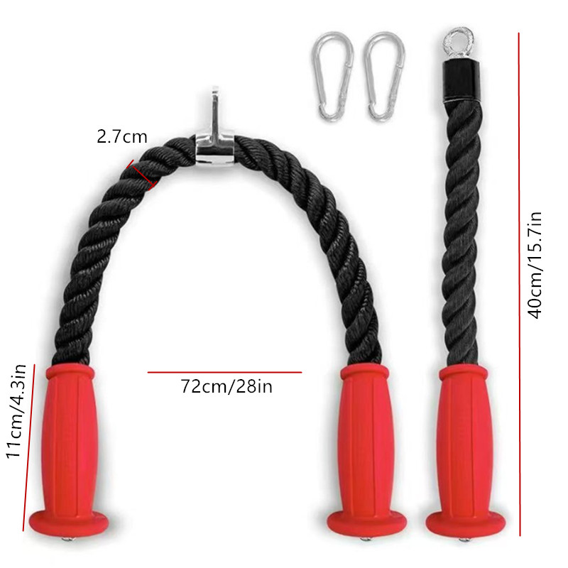 Ergonomic Tricep Ropes Non-Sli - Home Gym Setup บทวิจารณ์และราคา