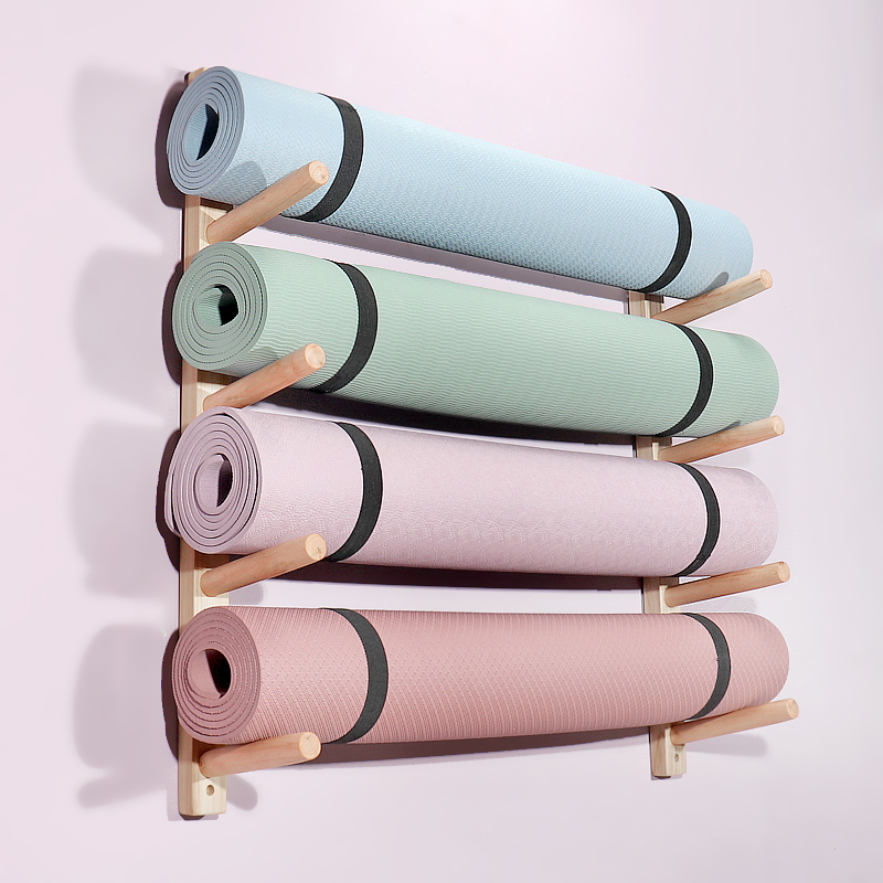 ที่แขวนเสื่อโยคะไม้ติดผนัง - ช - Home Gym Folding Rack บทวิจารณ์และราคา