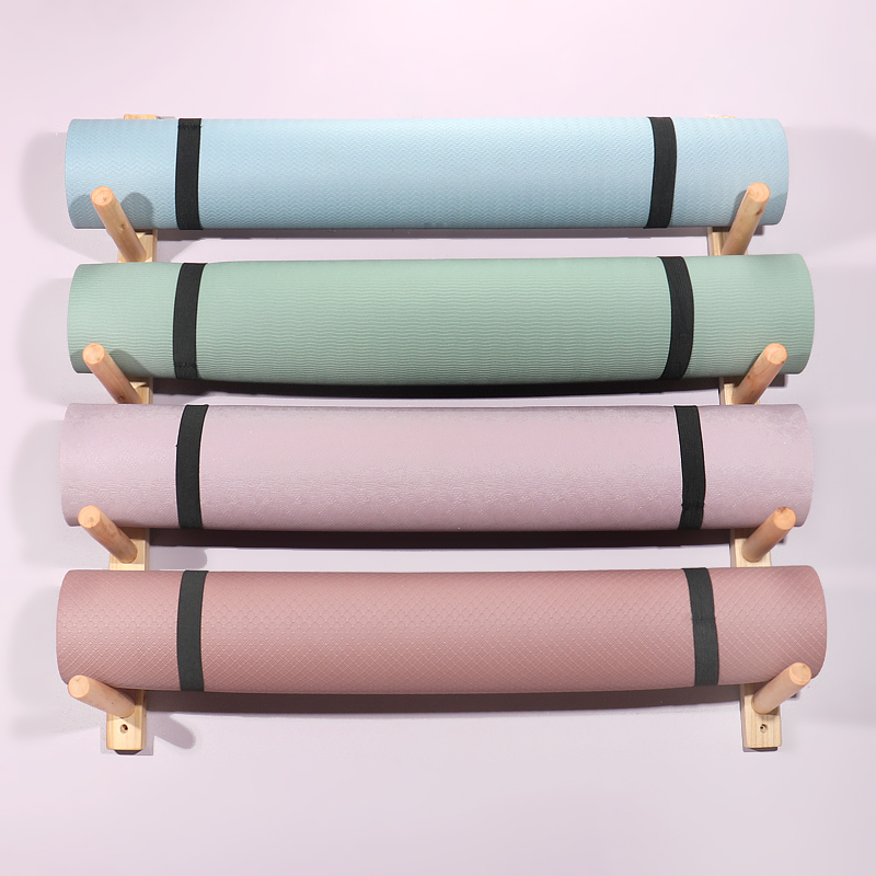ที่แขวนเสื่อโยคะไม้ติดผนัง - ช - Home Gym Folding Rack บทวิจารณ์และราคา