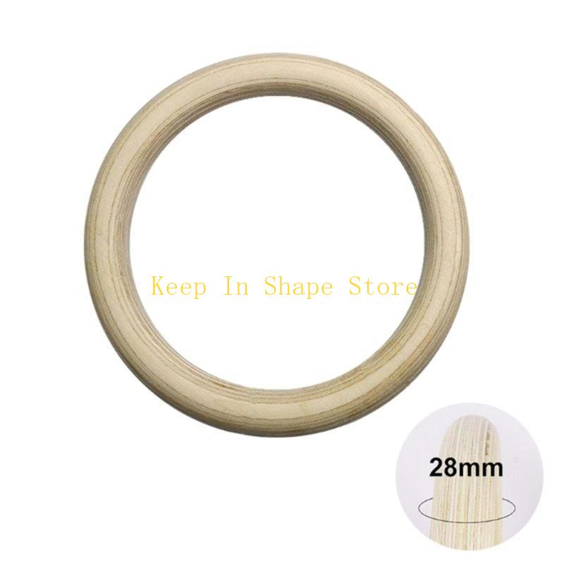 U1JC 1 PC Fitness Heavy Duty G - Gymnastic Rings Wooden บทวิจารณ์และราคา