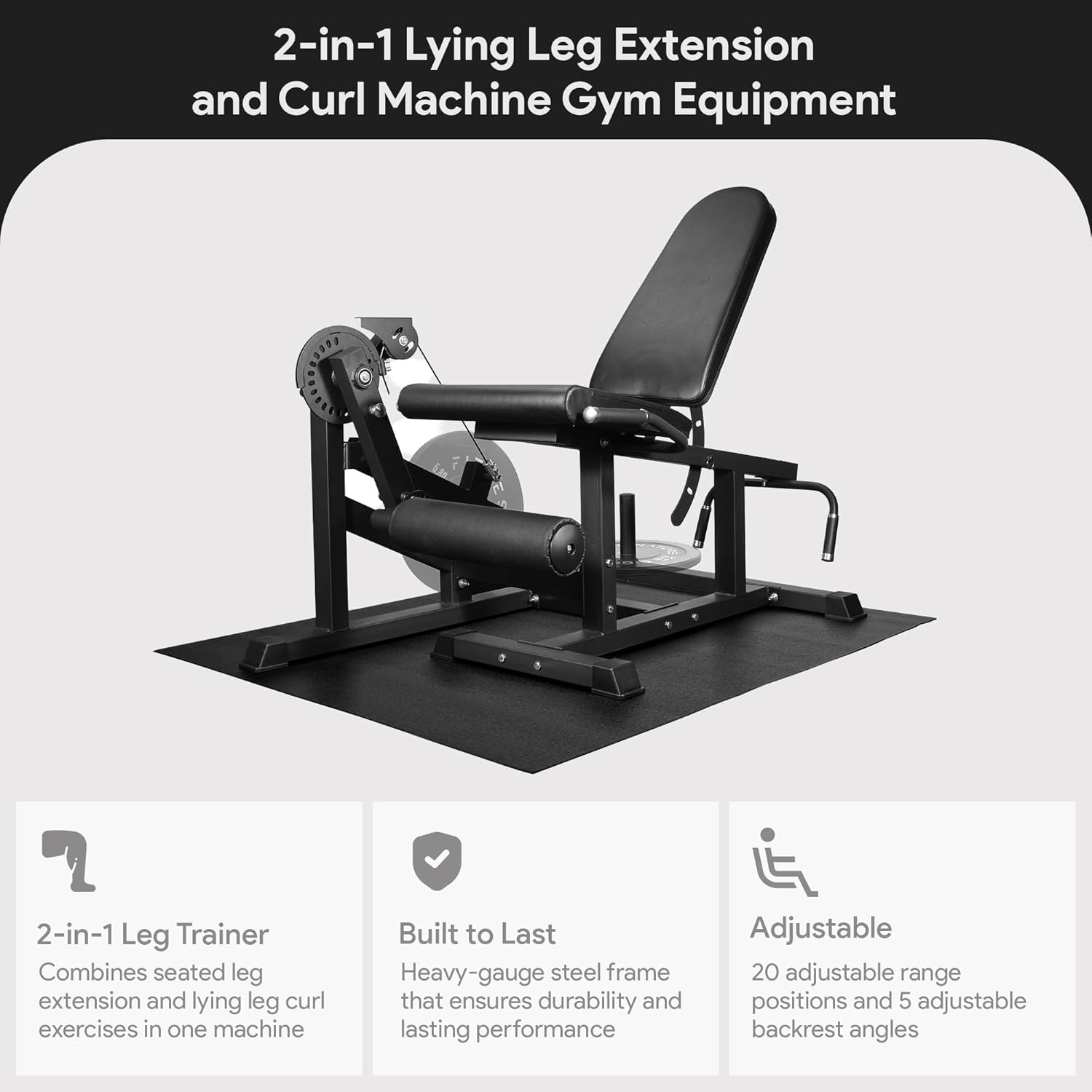 เครื่องบริหารขา 2-in-1 สำหรับเ - Home Gym Leg Extension Machine บทวิจารณ์และราคา
