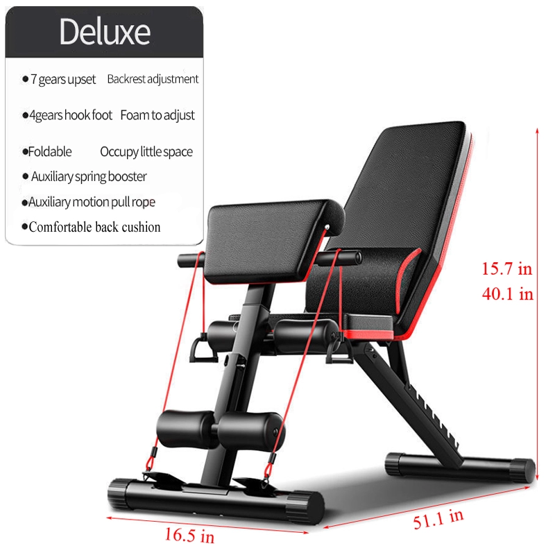 ชุดเก้าอี้ยกน้ำหนักแบบพับได้ปร - Home Gym Setup บทวิจารณ์และราคา