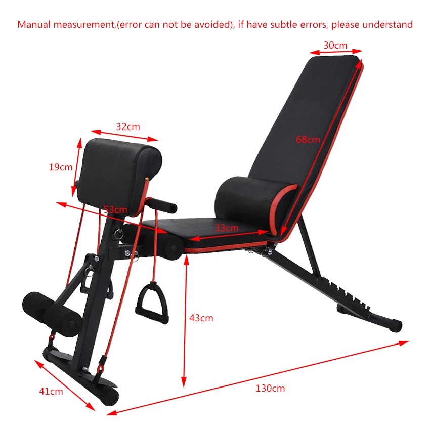 ชุดเก้าอี้ยกน้ำหนักแบบพับได้ปร - Home Gym Setup บทวิจารณ์และราคา