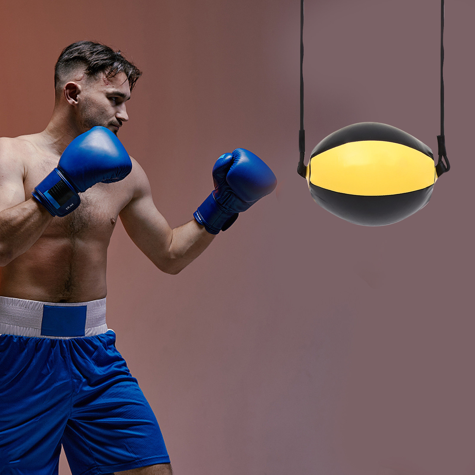 ลูกบอลชกมวยสองด้าน สีดำ-เหลือง - Speed Bag Boxing บทวิจารณ์และราคา