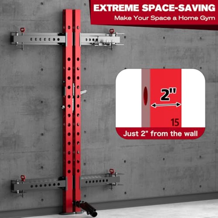 แร็คสควอทพับได้สำหรับยิมที่บ้า - Home Gym Folding Rack บทวิจารณ์และราคา