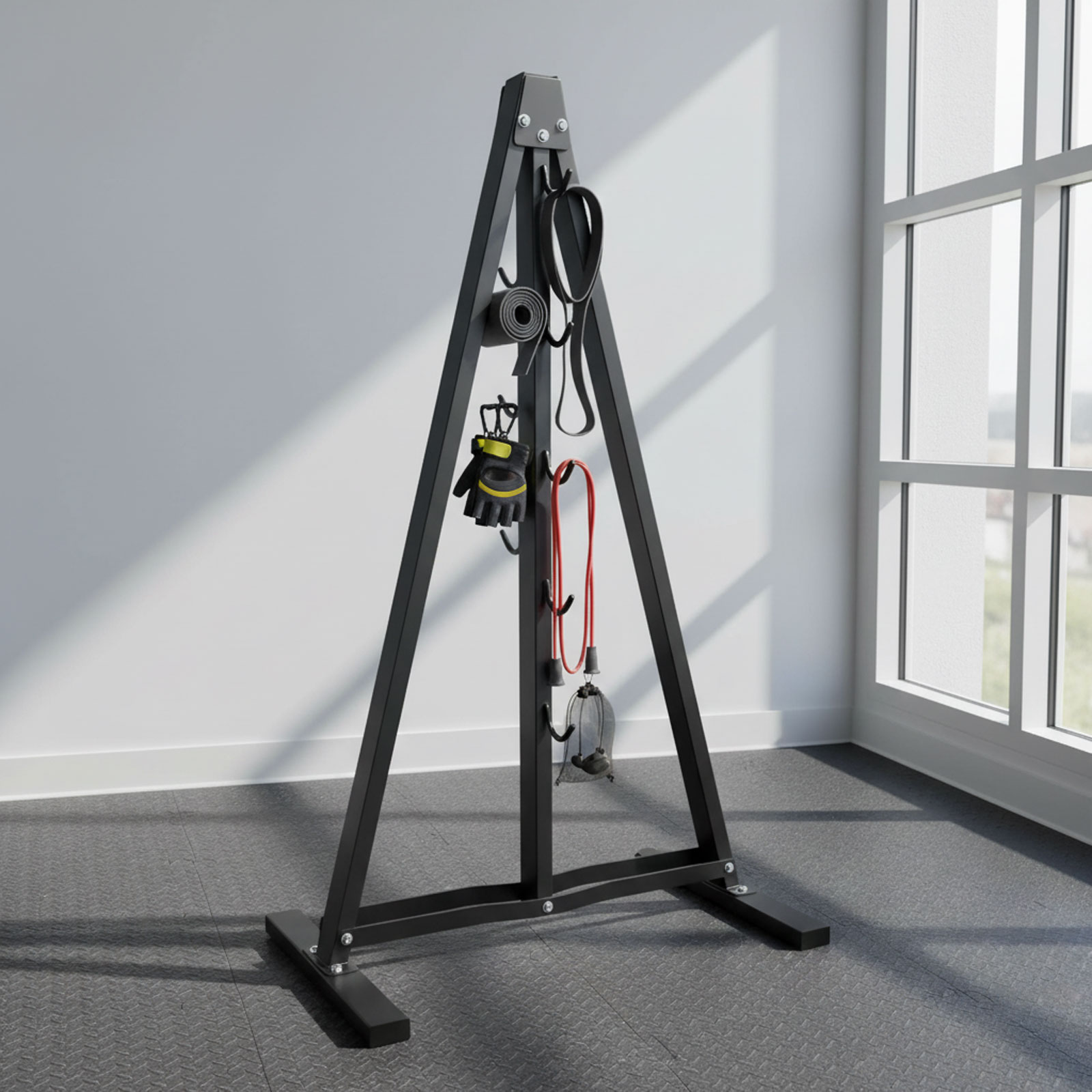 ที่แขวนอุปกรณ์ออกกำลังกายแบบ L - Home Gym Setup บทวิจารณ์และราคา