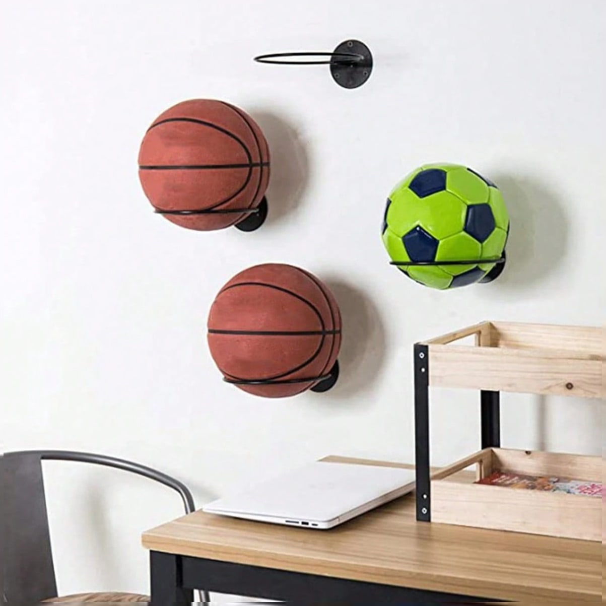 ขาตั้งโชว์ลูกบาสเก็ตบอลติดผนัง - Home Gym Folding Rack บทวิจารณ์และราคา
