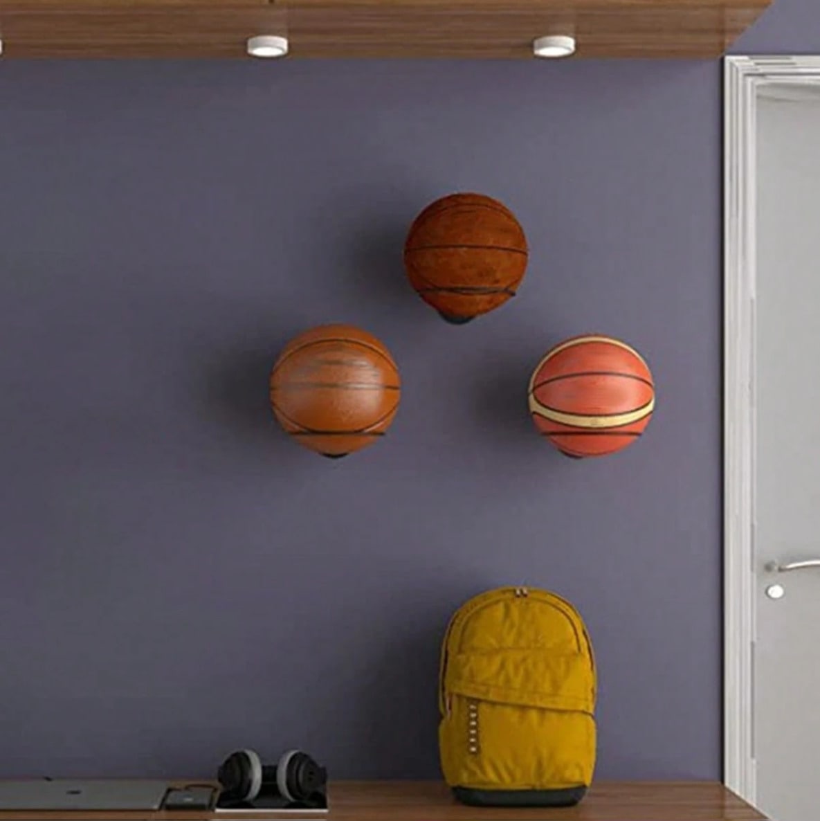 ขาตั้งโชว์ลูกบาสเก็ตบอลติดผนัง - Home Gym Folding Rack บทวิจารณ์และราคา