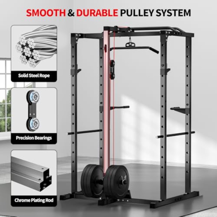 แร็คออกกำลังกายแบบมัลติฟังก์ชั - Home Gym Lat Pulldown บทวิจารณ์และราคา