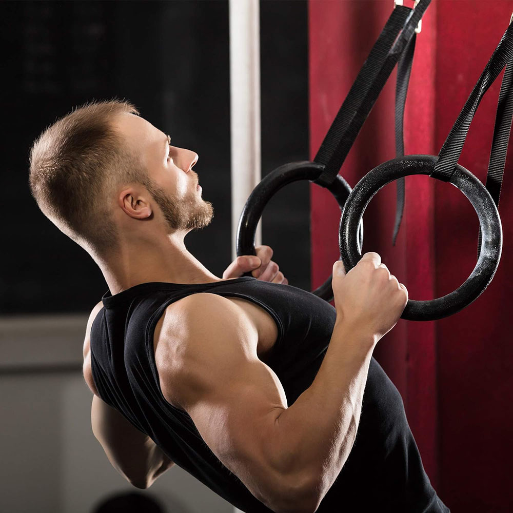 ห่วงยิมนาสติกสำหรับฝึกออกกำลัง - Gymnastic Rings Wooden บทวิจารณ์และราคา