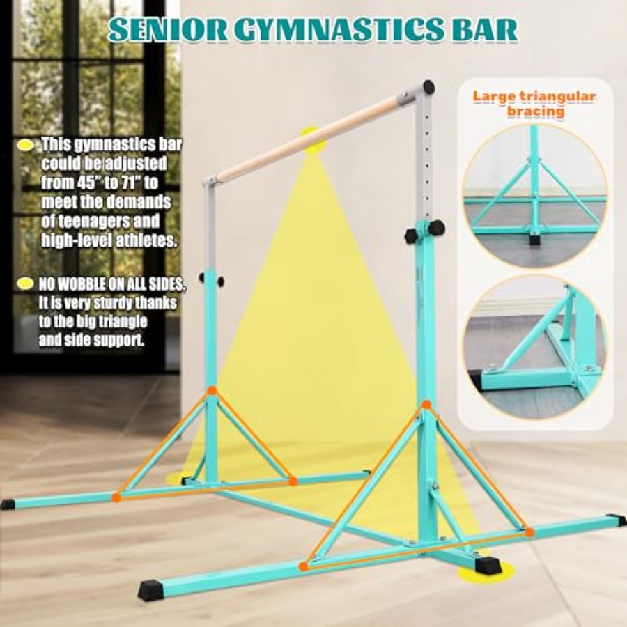 บาร์โหนสำหรับออกกำลังกายที่บ้า - Gymnastic Rings Wooden บทวิจารณ์และราคา