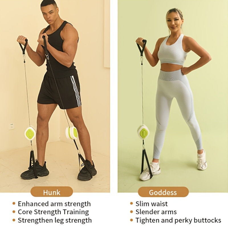 ชุดอุปกรณ์ออกกำลังกายแบบพกพาพร - Home Gym System บทวิจารณ์และราคา